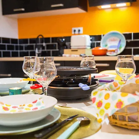 Domek alpejski Vintage - Climatise - Les Belles Ouvrieres *